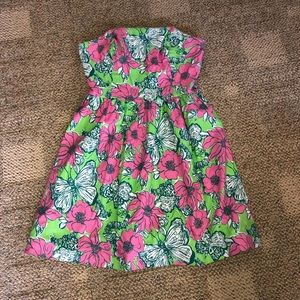 Lilly Pulitzer Short Strapless Dress